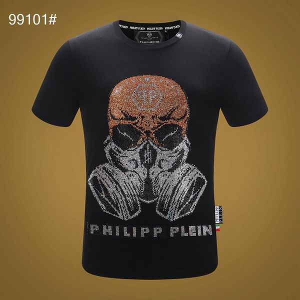 

men summer new product t shirt fashion short sleeve t-shirt clothing casual skull letter print hip hop new style man t-shirt clothin#091