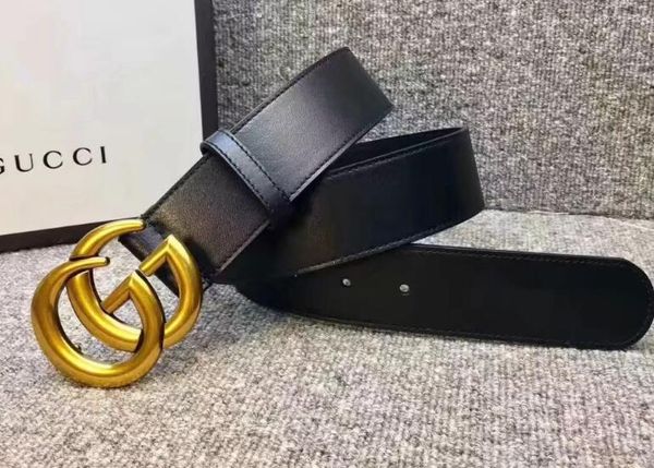 

designer belts luxury belts for men and women belt wide 3.8cm-2.2cm buckle belt fashion mens leather belts with box, Black;brown