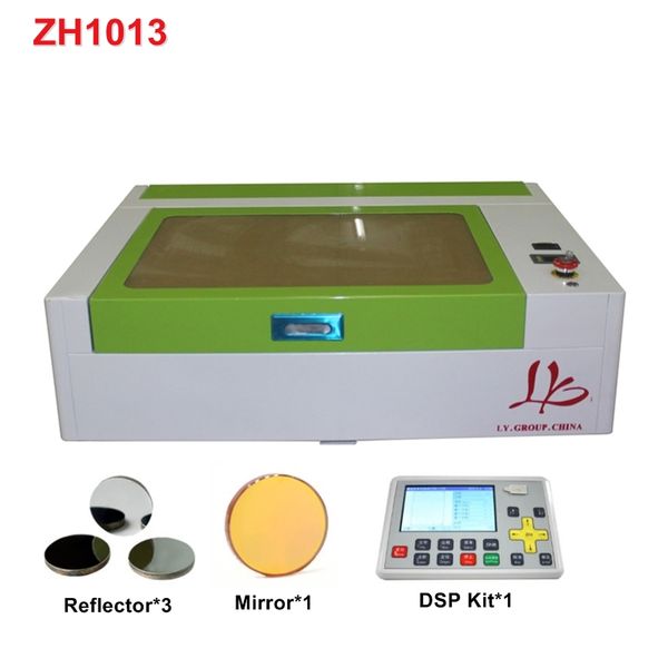 

3050 ly mini laser 5030 40w co2 laser engraver engraving cutting machine with lcd control panel and honeycomb board usb port