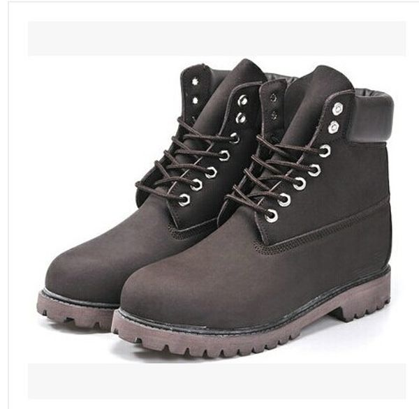 

boots genuine leather men women snow boots casual martin boots wholesale fashion brand shoeproduct description 027, Black