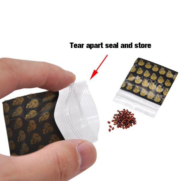 

100pcs tobacco organizer moisture-proof opp sealed bags tablet bag pouch self adhesive seal packaging bags organizer