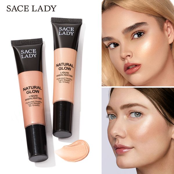 

SACE LADY Liquid Highlighter Face Illuminator крем Профессиональные Shimmer Макияж Красота Светящиеся Cosm