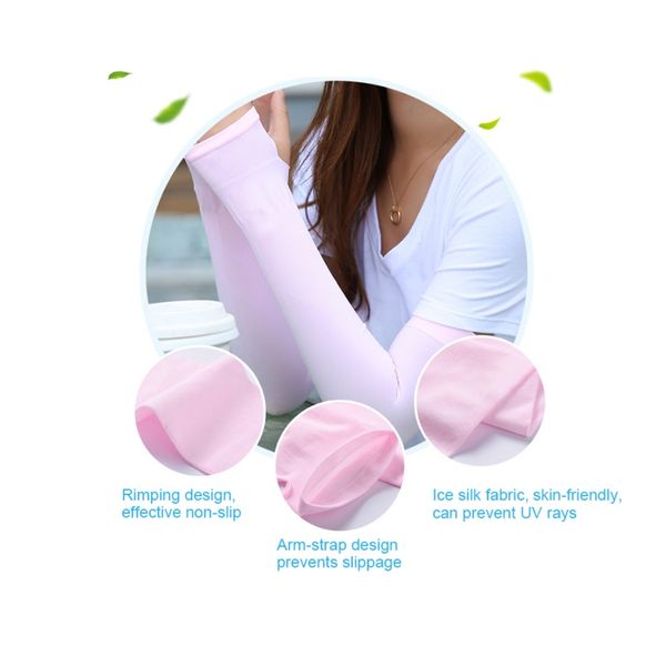 

summer ice sunscreen sleeves ice sleeves uv protection running men's models outdoor riding sunscreen, Black