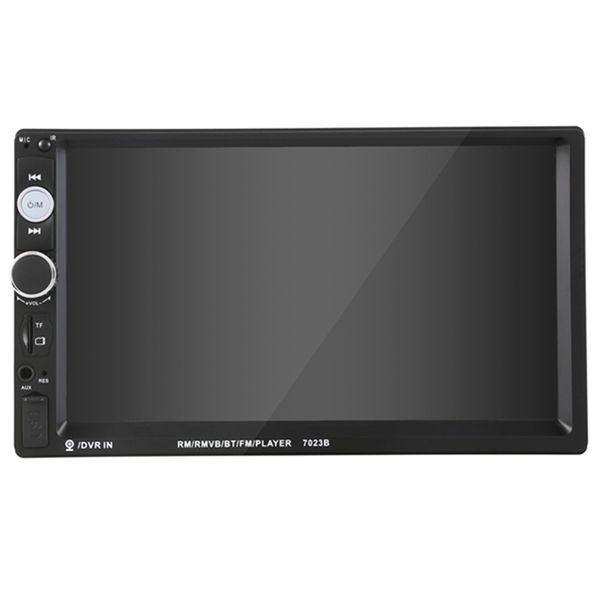 

7023b 2 гама автомобиля мультимедиа аудио плеер стерео радио 7-дюймовый сенсорный экран hd mp5 player поддержка bluetooth fm камеры usb sd a