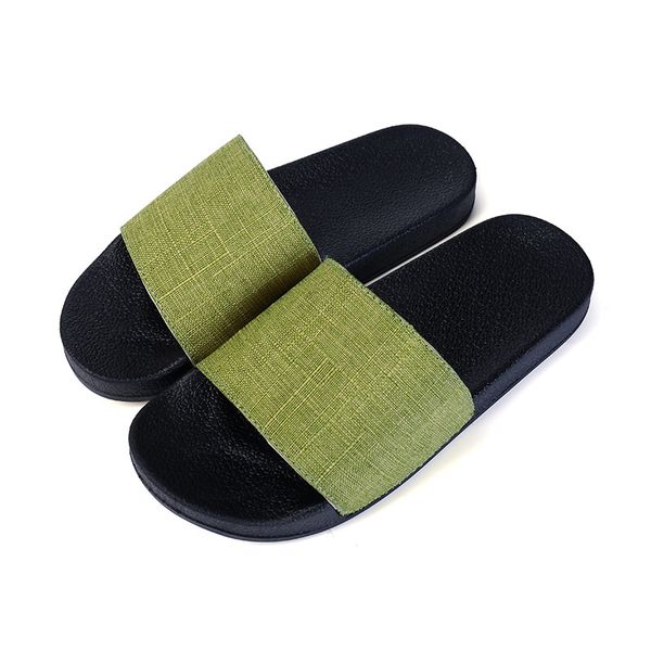 

summer beach slippers female home indoor slip on cloth slippers flat platform shoes flip flops women's slides casual shoes woman, Black