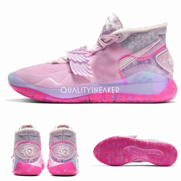 

2020 new kevin durant kd 12 what the aunt pearl 12s men basketball shoes xmas ep kd12 sport sneakers size 40-46, White;red