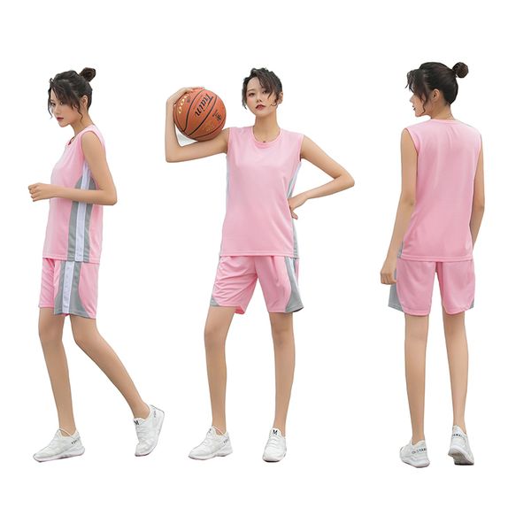 

women basketball jerseys sports clothing and shorts team customize girls college basketball training suits print numbe, White;black