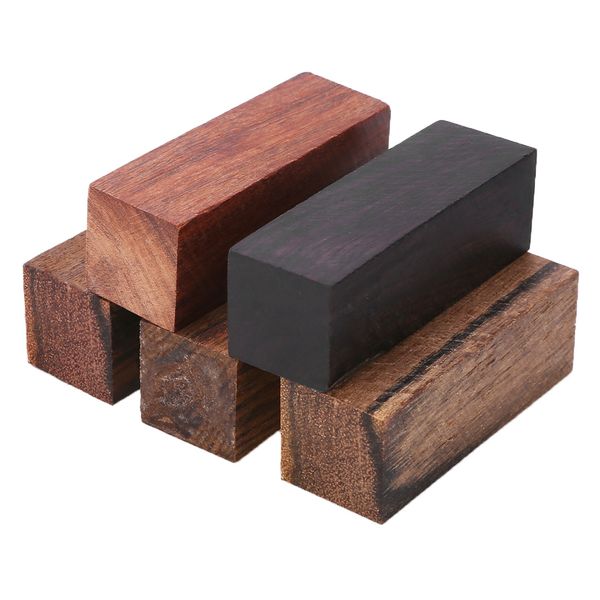 

1pc wood scales wood block blade handle cutter knife scales grip blocks making diy material 60*20*20mm