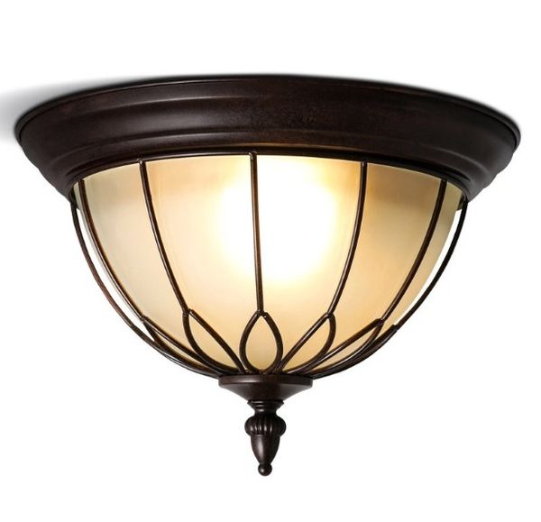American Country Style Ceiling Lights Lamp For Living Room Bedroom