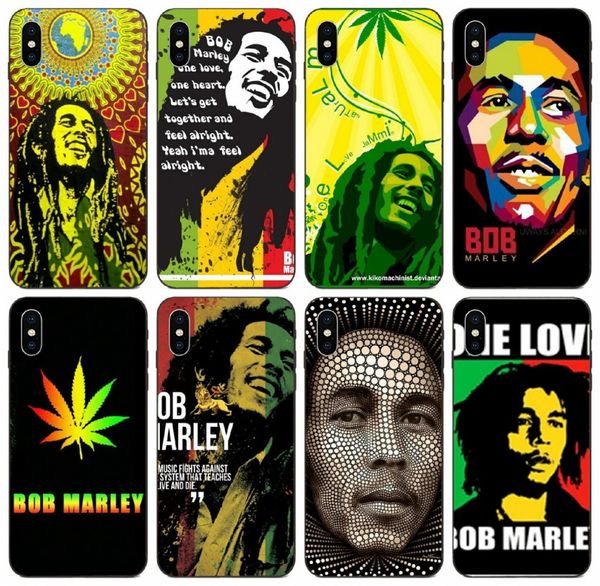 

tongtrade] rasta lion reggae bob marley case for apple iphone 11 pro x xs max 8 7 6 5 samsung note 10 plus huawei p9 y9 sony xperia z3 case