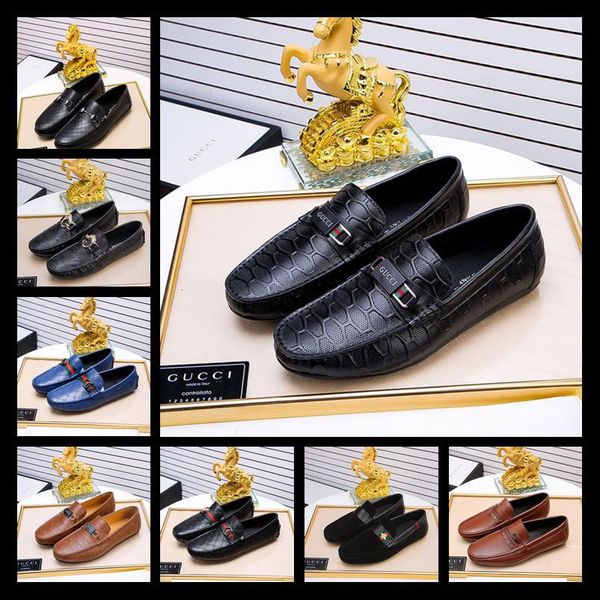 

a1 luxury designers brand chaussures mens dress formal shoes genuine leather men red bottom designer shoes size 38-45, Black