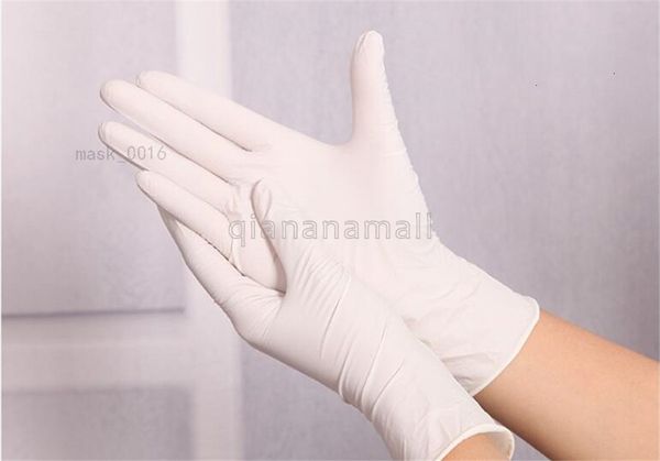 

dhl shipping disposable white latex 100pcs lot kitchen work rubber garden universal waterproof protective gloves g0203 2z7s qa