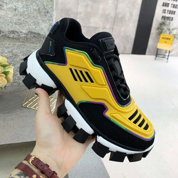 

european station knit sneakers mens luxurys classic casual shoes womens classical casual shoes fabric rubber trainers outdoor size us 5-9, Black