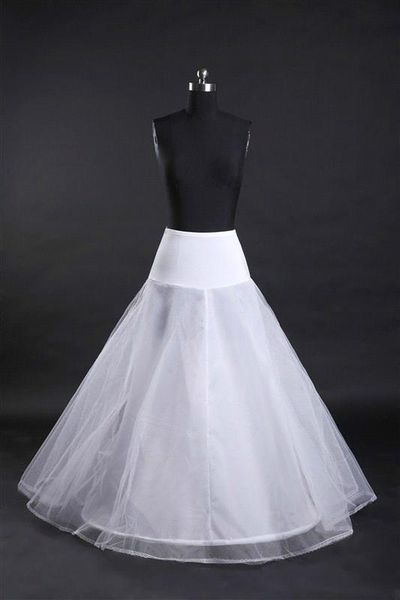 

petticoats three layers hoop-less white bridal petticoats a line wedding prom evening dress slip petticoat