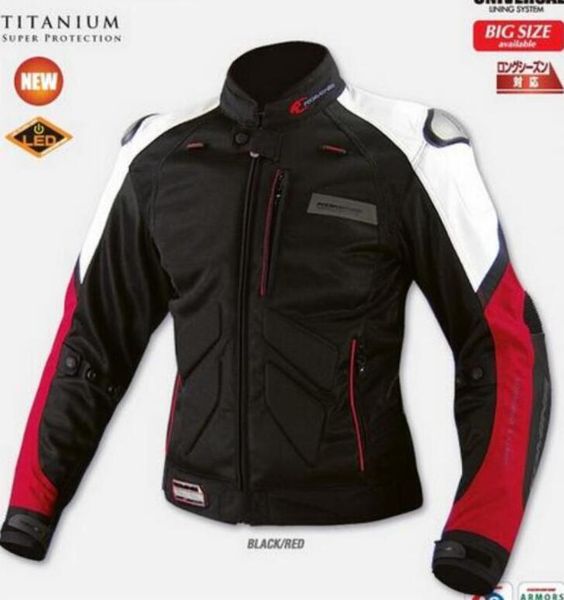 

2019 for komine jk-036 titanium mesh motorcycle jacket men's cross-country gp racing jacket