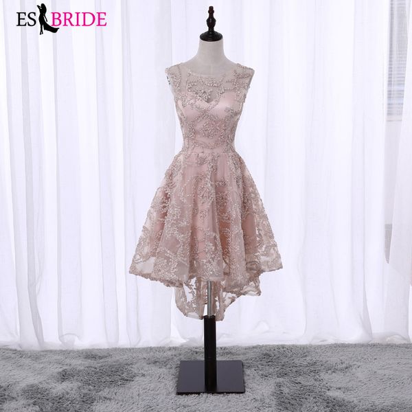

es2692 evening dresses short front long back formal dress special occasion dresses vestido largo fiesta noche elegante 2019, White;black