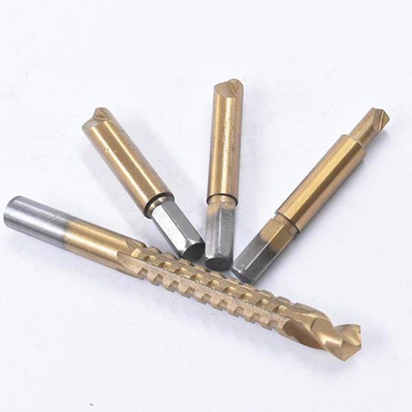 

4pcs broken damaged screw extractor drill bit set guide set broken bolt remover classic delicate damaged screws steel stripped