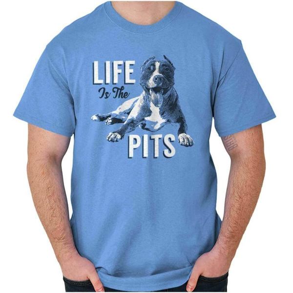 

жизнь ямы выжидать lover папа мама пит pitbull pet puppy dog t-shirt tops tee shirt свободный размер аякса, White;black