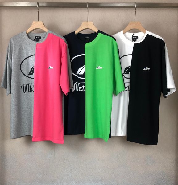 

welldone we11done hiphop t-shirt fashion tees for men women crew neck designer vintage loose t-shirts gunn, White;black