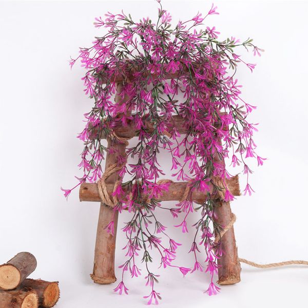 

decorating flowers 5 head bedroom ornamental flower vine artificial flowers plastic multicolor 1 bunch diy p props party
