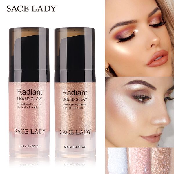 

Sace Lady Liquid Highlighter Face Makeup осветитель Макияж Brighten Shimmer Крем бронзатор для лица Контур