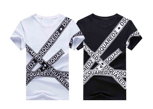 

2018 19 d 2 t hirt fa hion d2 icon men cotton ummer hort leeve t hirt brand men 039 letter print tee