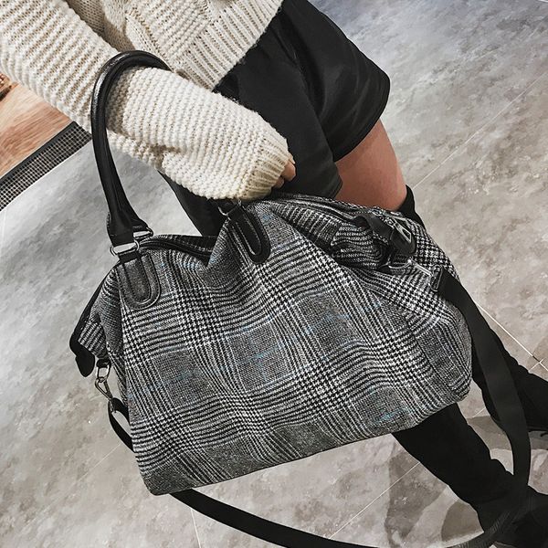 

designer handbags new women travel bags fashion large capacity handbags luggage duffle bag casual stripes shoulder bags