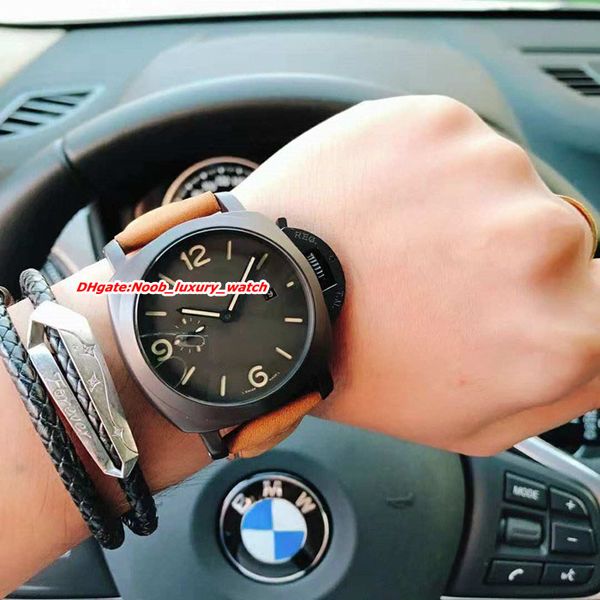 

Top luxury watch 44mm PAM00386 aaa luxury mens watches P9000 movement automatic watch Leather bracelet mens watches watch watches wristwatch