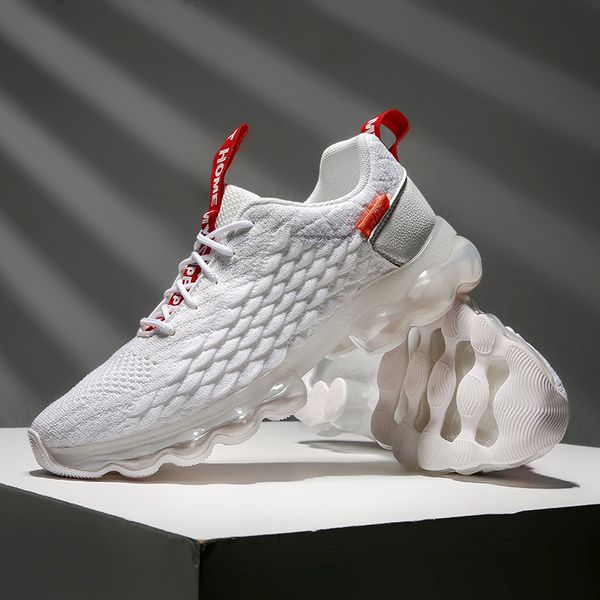 

trend running shoes new design men breathable mesh cloth sneakers youth outdoor jogging comfortable soft shoes hot