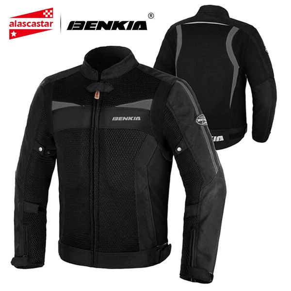 

benkia summer motorcycle jacket men motocross jacket jaqueta chaqueta moto protection motorbike riding breathable moto