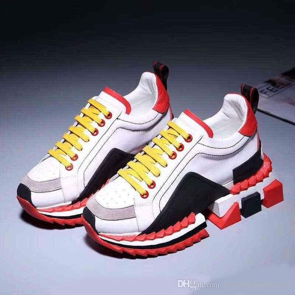 

2019 high-red bottom super king sneakers multicolor sorrento sneakers for women and men on the go designer shoes with box, Black