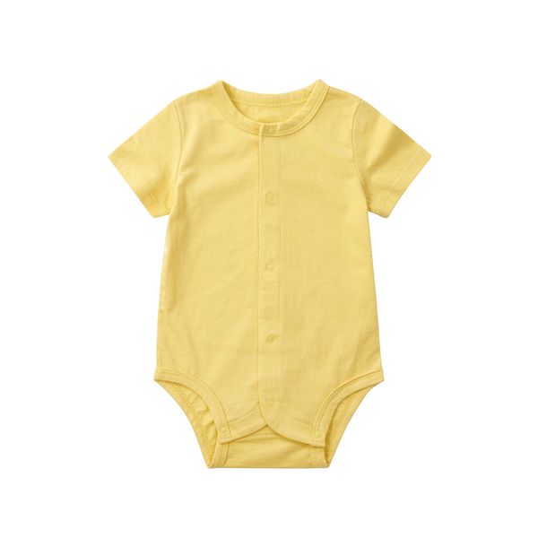 

organic cotton infant baby bodysuit for newborn baby clothing pure 6 colours new born boys girls clothes, White