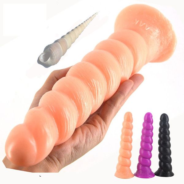 Longo plugue anal beads penis espiral brinquedos sexuais para as mulheres homem grande butt plug vibrador anal lésbica masturbador flertar sex shop