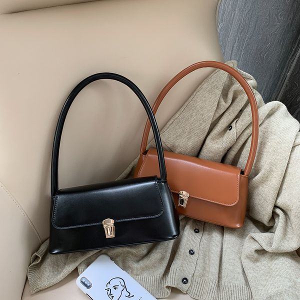 

ретро маленькая черная сумка женская сумка 2020 новый прилив корейская версия дикой текстуры плеча мода подмышки французский