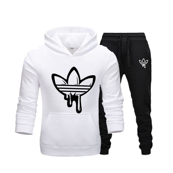 

jackdisi brand 2019 autumn and winter men's hoodie suit fleece warm mixed cotton fashion casual clothing jogging sports suit, Black;blue