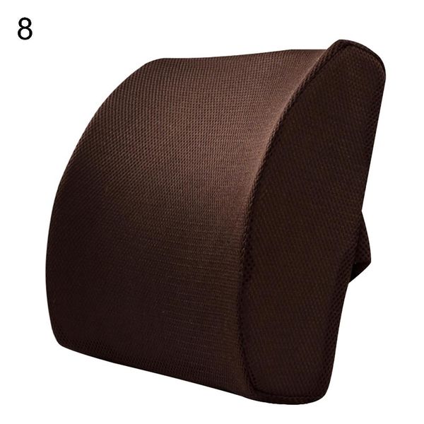 

car seat office chair memory cotton breathable back waist support cushion pad