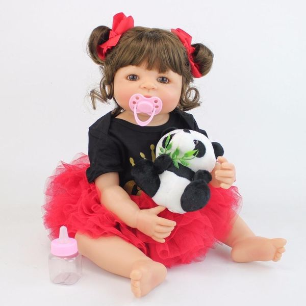 

55м полнй иликонове reborn декие кђкл boneca винил пѬеленй новоѬожденне пѬин