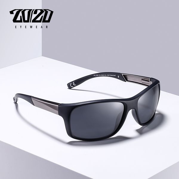 

20/20 brand classic polarized sunglasses men driving glasses coating black fishing driving eyewear male sun glasses pl328 y200420, White;black