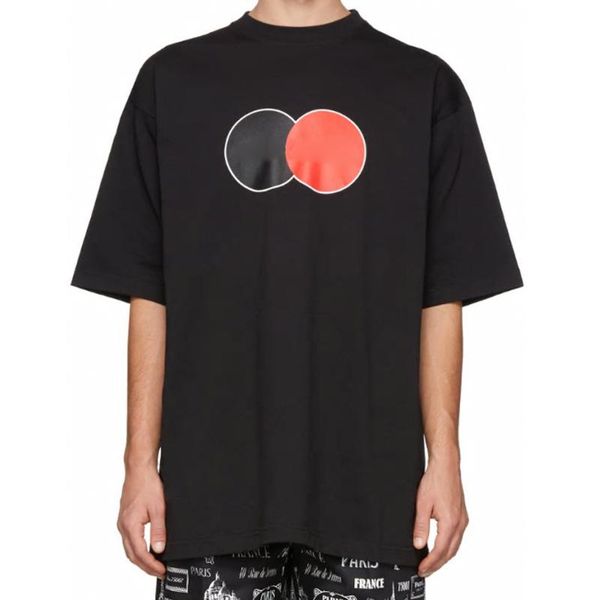 

20ss blcg classic letter logo printed tee high street solid color t-shirt summer high-end short sleeves men women casual tee hfymtx727, White;black