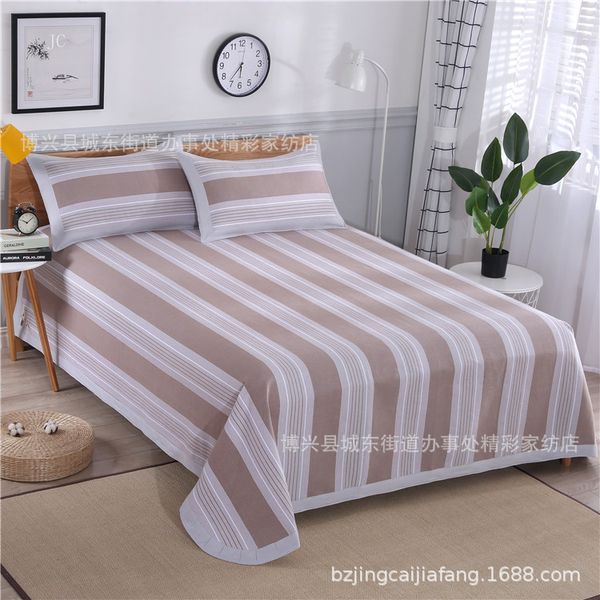 

cotton old coarse mat cotton blanket si ji tan three sets of thick cotton bed sheet 1.5 m 1.8 m bed blanket