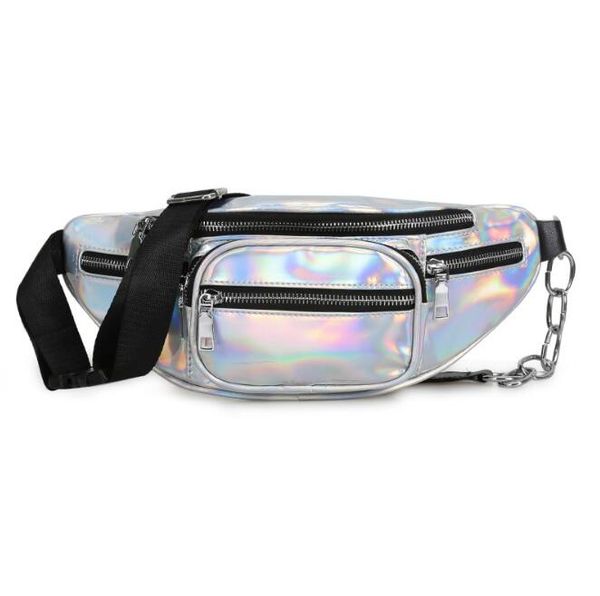 

new wholesale handbags purses wholesale women waist bag pu new fashion crossbody bag laser shoulder bags