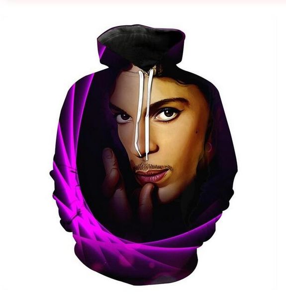 

new fashion prince rogers nelson crewneck sweatshirts women/men casual hoodies funny 3d print pullovers ra062, White;black