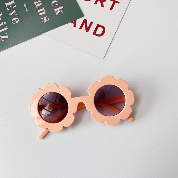 

new baby girls flower sunglasses fashion kids sunflowers adumbral glasses children cute anti ultraviolet outdoor goggles c6429, Blue
