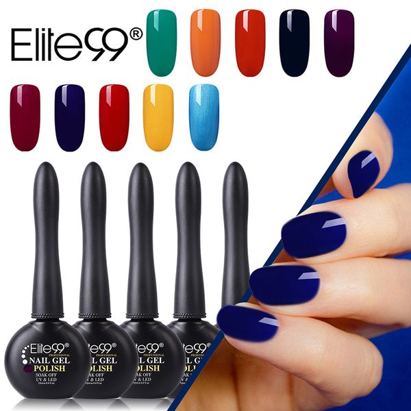 

elite99 12ml 3rd generation nail polish cured with uv led lamp long lid gel varnish convenient operation soak off nail gelpolish