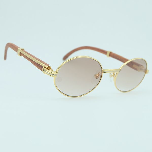 

vogue luxury sunglasses men decoration oval wood gold sunglass fashion vocation accessories summer shade sun glasses, White;black