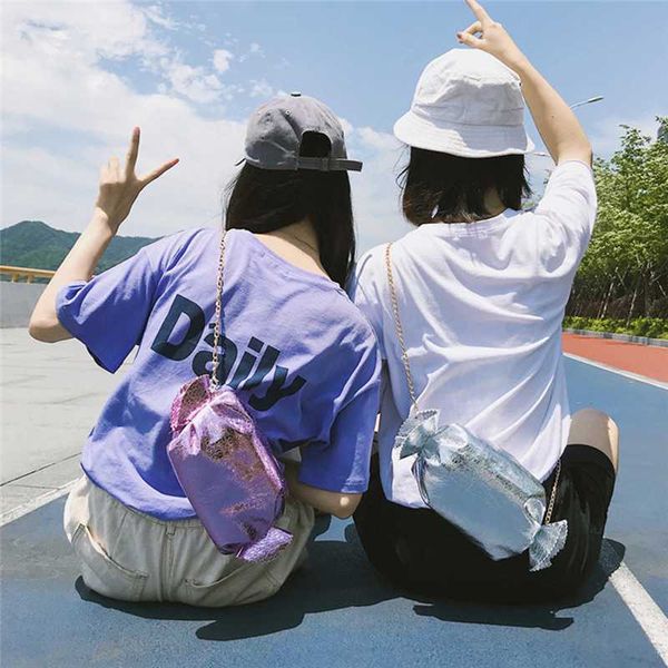 

creative fashion purses crossbody bag candy shape funny bags girls ribbon unique handbag chain hobo party bags pouch