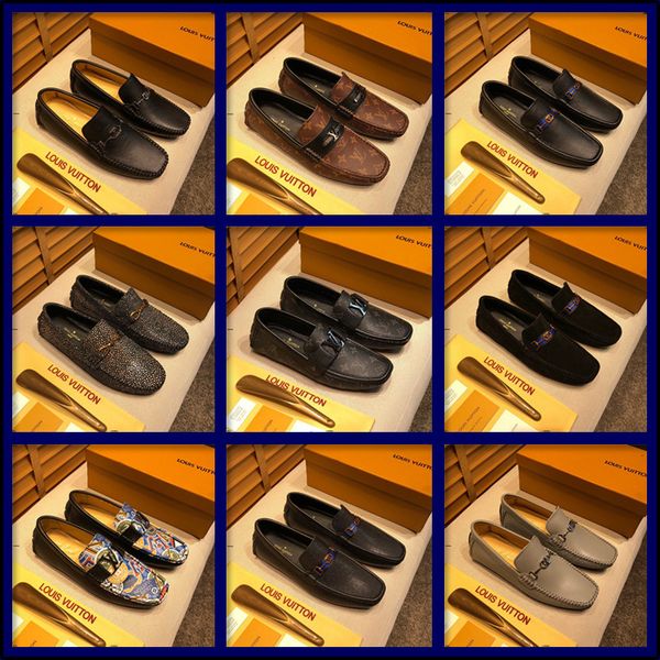 

20mc casual leather shoes men loafers coiffeur mens luxury shoes men designers shoes men luxury brands tenis masculino adulto ayakkabi, Black