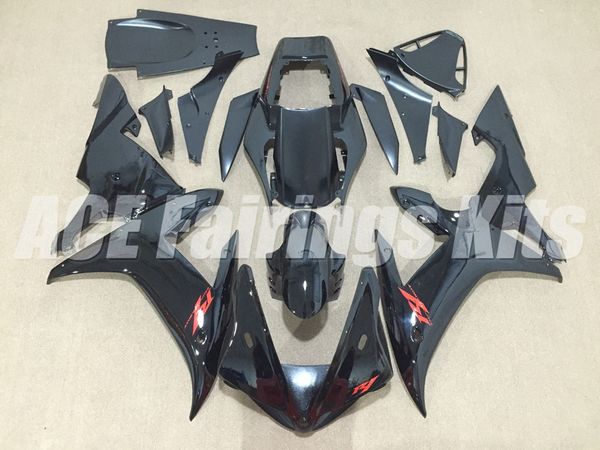 

3gifts новые комплекты полных обтекателей abs, пригодные для обтекателя yamaha yzf r1 2002 2003 yzfr1 02 03 yzf1000 yzf-r1 черные огни