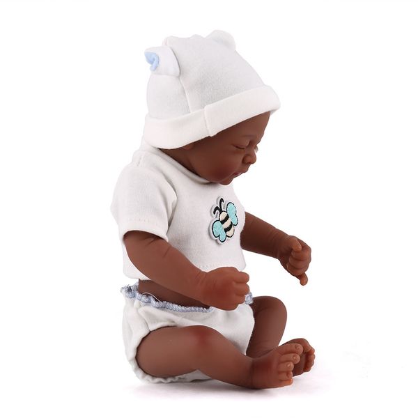 

black boy doll african american doll lifelike 11 inch baby play dolls for kids birthday gifts