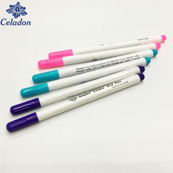 

4pcs/lot multi colors soluble cross stitch water erasable pens grommet ink fabric marker marking pens diy needlework home tools, Black